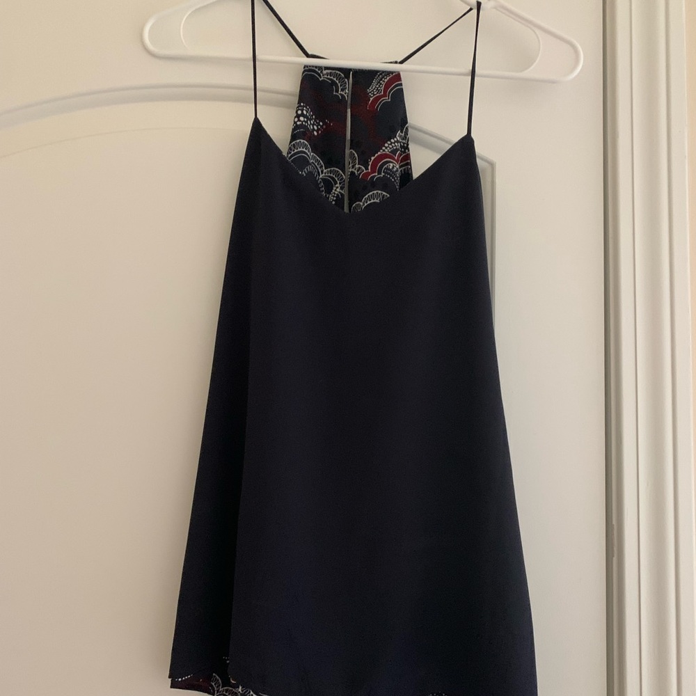 Express reversible navy tank- size S